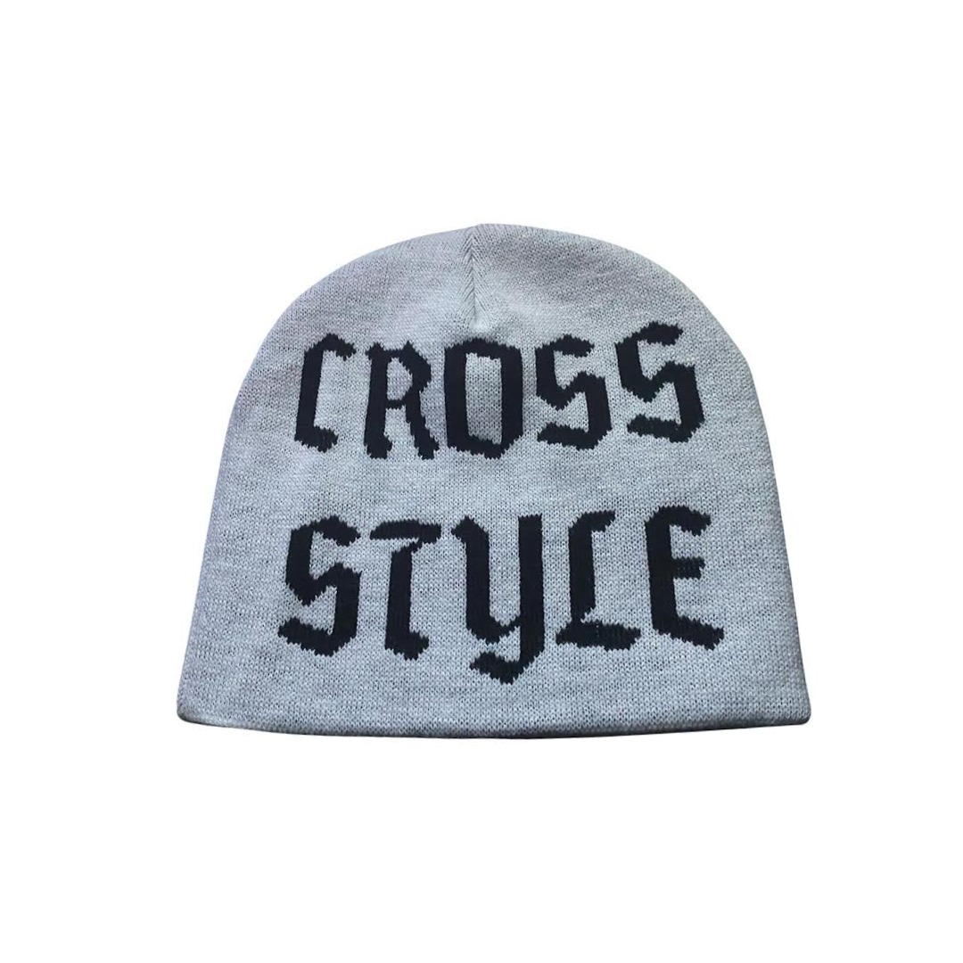 CROSS STYLE BEANIE GRAY