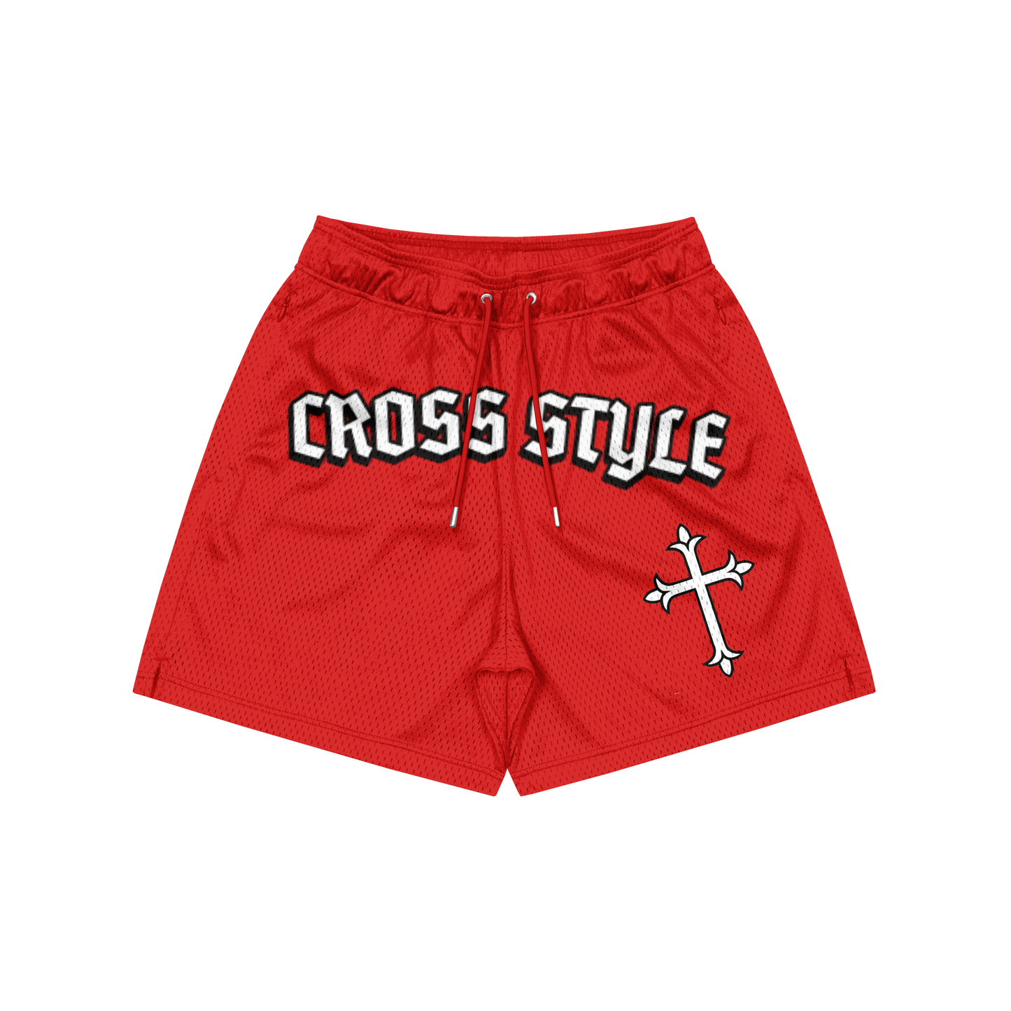 CROSS STYLE SHORTS - RED