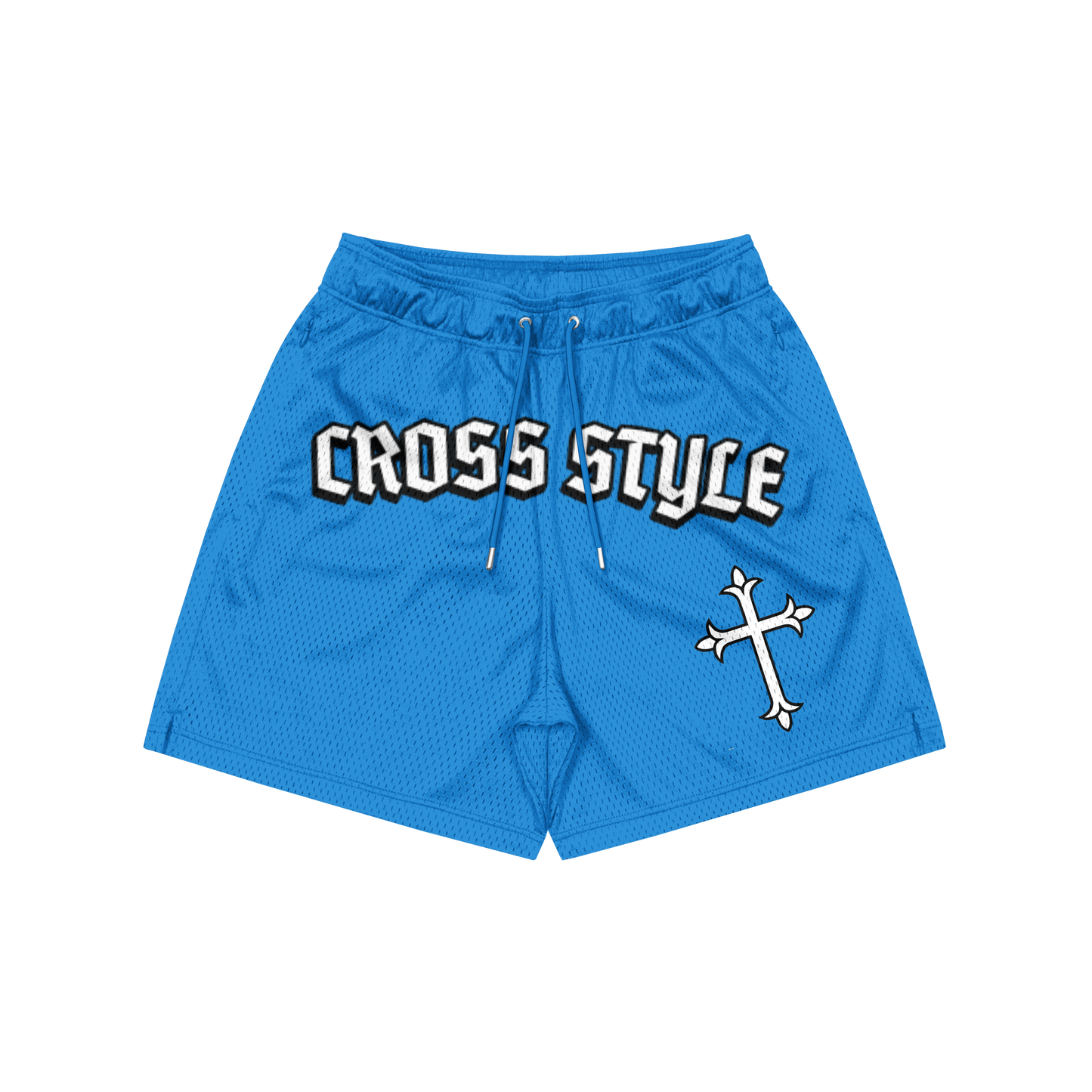 CROSS STYLE SHORTS - SKY BLUE