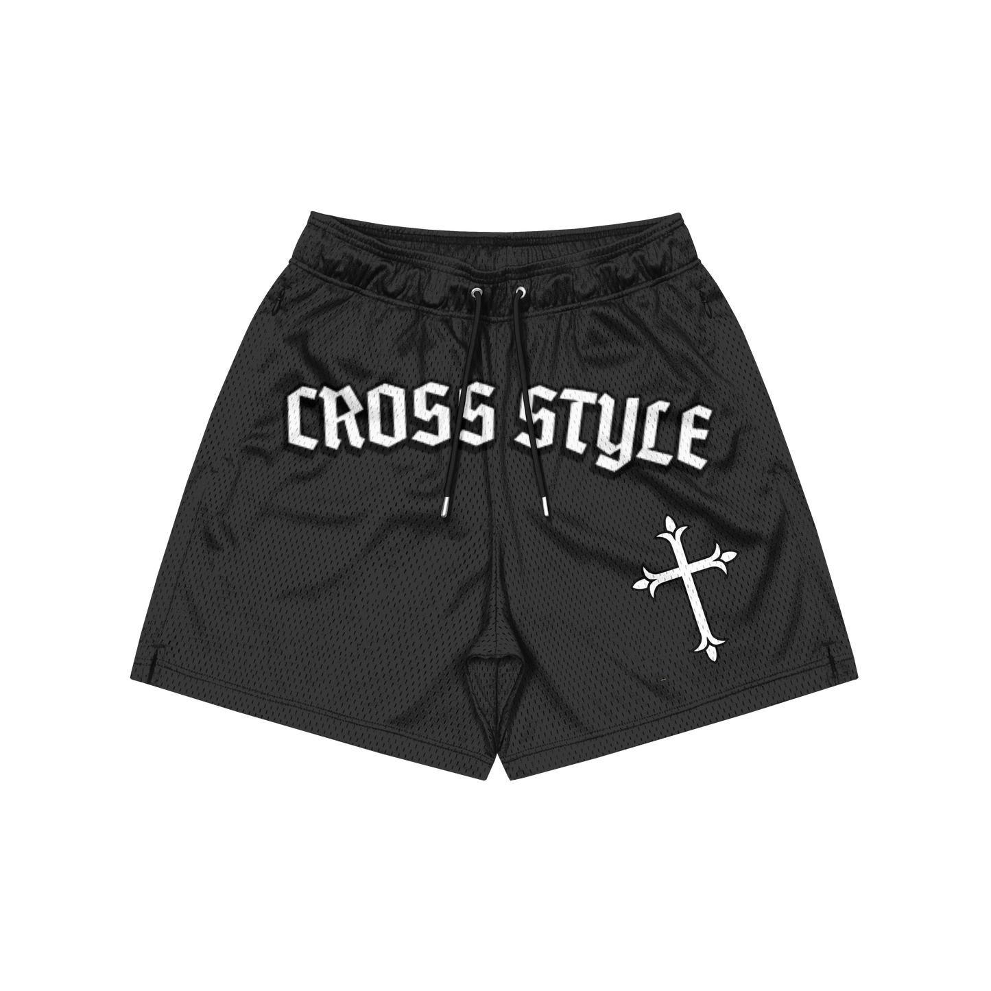 CROSS STYLE SHORTS - BLACK